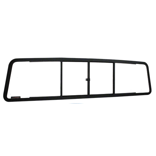 Duo-Vent Four Panel Slider with Clear Glass for 1960-1966 Large Window GMC/Chevy Truck