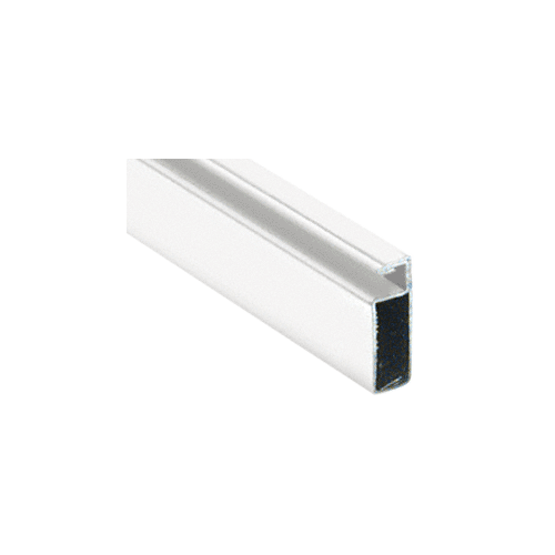 White 3/4" x 1/4" Roll Formed Aluminum Screen Frame - 144"