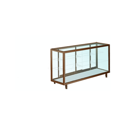 CRL D6305DU Duranodic Bronze 5' Deluxe Packaged Showcase Assembly