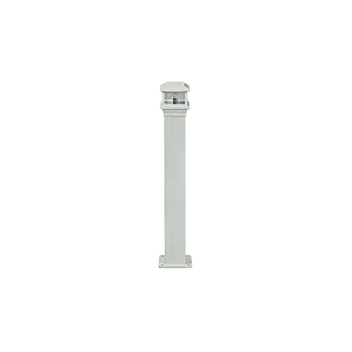 Agate Gray Decorative Cap Light for 4" x 4" Vertical Aluminum Post
