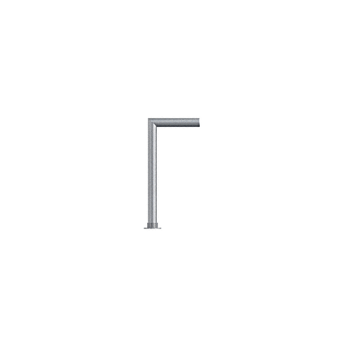 CRL SG5205BS Brushed Stainless Contemporary 205 Series 1-1/2" Tubing Glass On Top and Front Only Sneeze Guard