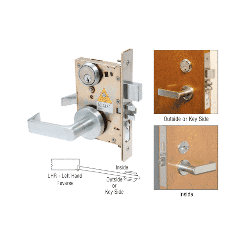 CRL ML9453LHR Left Hand Reverse HeavyDuty Mortise Lever Lock