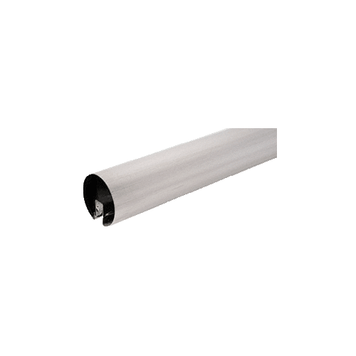 CRL GR35BS14 Brushed Stainless 3-1/2" Premium Cap Rail for 1/2" or 5/8" Glass - 168"
