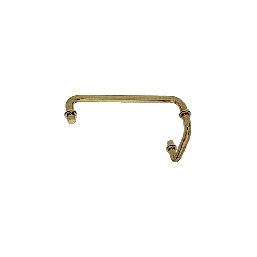 Antique Brass 12" Towel Bar with 6" Pull Handle Combination Set
