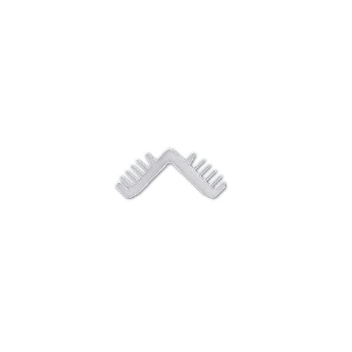 CRL 6262-XCP100 3/16" Nylon Corners for Single Seal Spacer - pack of 100