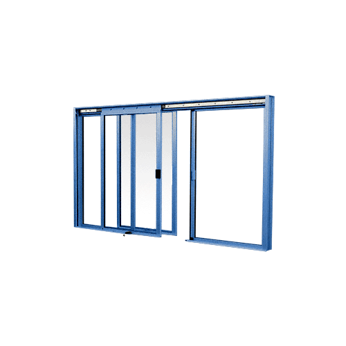 Custom Color Powder Painted DW Series Manual Deluxe Sliding Service Window OXO with Screen