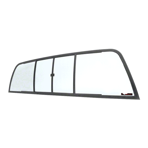 Duo-Vent Four Panel Slider with Clear Glass for 1994-1996 Dodge Dakota Standard Cab