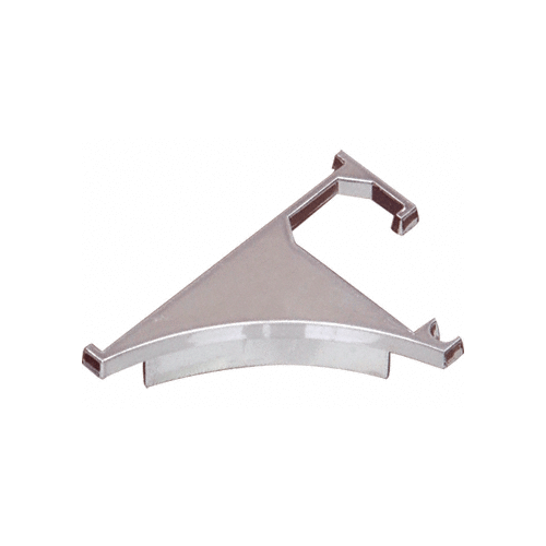 CRL END38BN Brushed Nickel End Cap for 3/8" Aluminum Shelving Extrusion