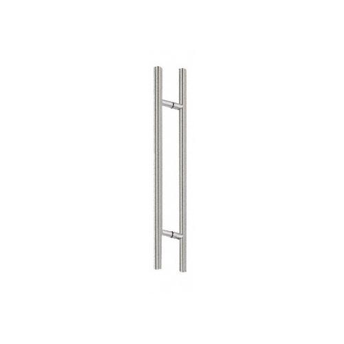 Brushed Stainless 54" Extra Length Ladder Style Back-to-Back Pull Handle