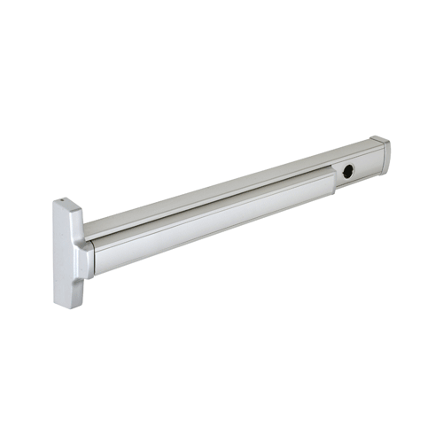 Model 2085C Cylinder Dogging Concealed Vertical Rod Panic Exit Device Left Hand Reverse Bevel Fits 32" to 36" Wide x 7' Tall Door Satin Aluminum Finish