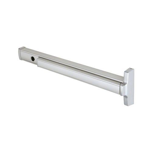 Model 2085C Cylinder Dogging Concealed Vertical Rod Panic Exit Device Right Hand Reverse Bevel Fits 32" to 36" Wide x 7' Tall Door Satin Aluminum Finish