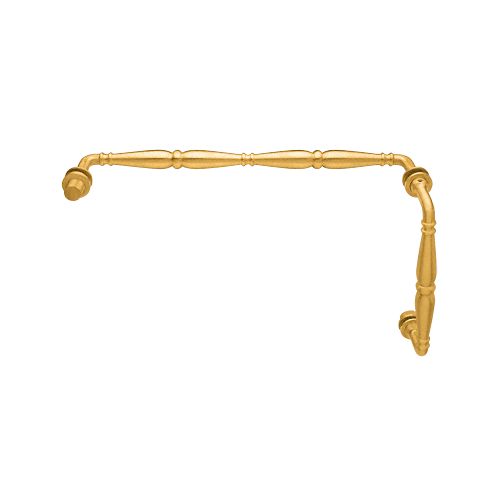 Gold Plated Victorian Style Combination 8" Pull Handle 18" Towel Bar