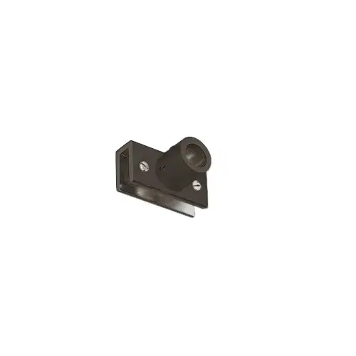 Oil Rubbed Bronze Adjustable Slim Line Glass Mount Fitting