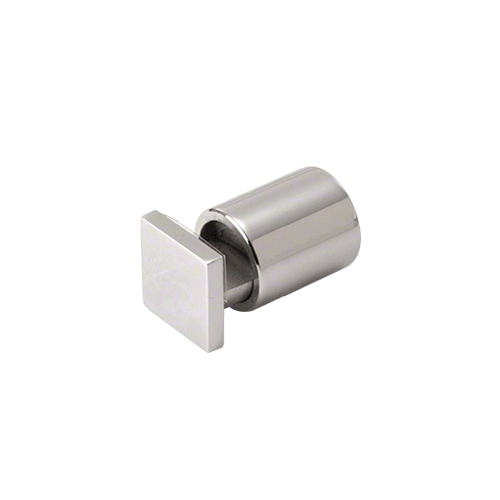 316 Polished Stainless 1-1/4" Square Cap Adjustable Edge Grip