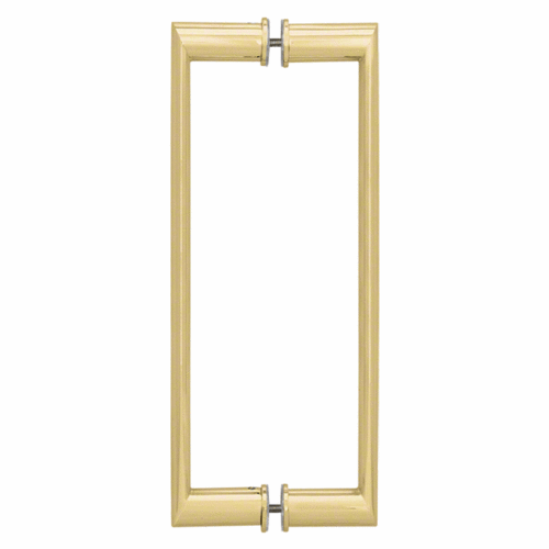 CRL 0R18X18BR 18" Brass Back-to-Back Oval/Round Towel Bar