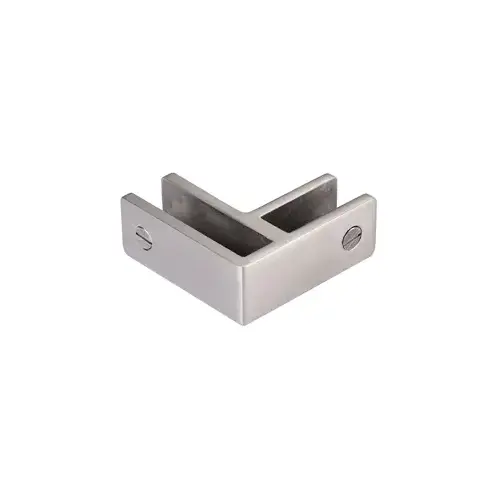 CRL GBC90BS Brushed Stainless 90 Degree Glass Bracing Clamp