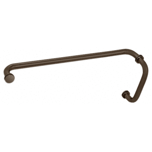 CRL BM8X220RB Oil Rubbed Bronze 8" Pull Handle and 22" Towel Bar BM Series Combination With Metal Washers