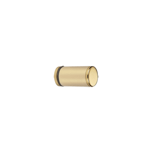 Brass Cylinder Style Single-Sided Shower Door Knob With Plastic Sleeve