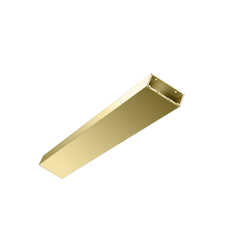 Polished Brass 4" Header/Jamb with Flat Filler Custom Length
