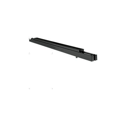 Black Bronze Anodized Single Narrow Floating Header with Surface Mounted Top Pivots - for 36" Wide Opening