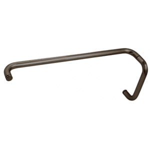 CRL BMNW8X220RB Oil Rubbed Bronze 8" Pull Handle and 22" Towel Bar BM Series Combination Without Metal Washers