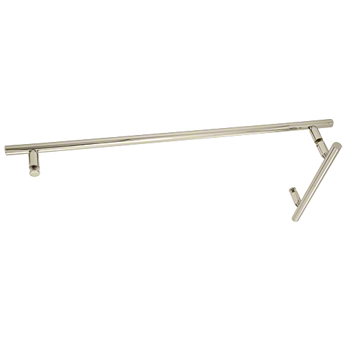 Polished Nickel 8" x 24" LTB Combo Ladder Style Pull and Towel Bar