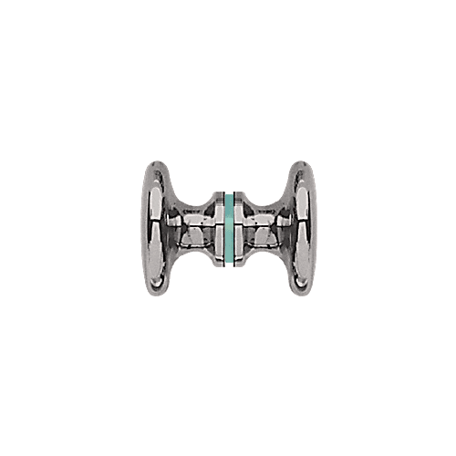 Gun Metal Traditional Style Back-to-Back Shower Door Knobs