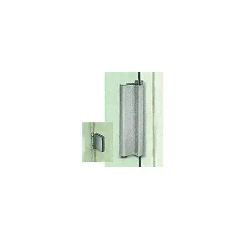 Brushed Nickel 64" High Frameless KD Door Kit Hinge for 1/4" Glass