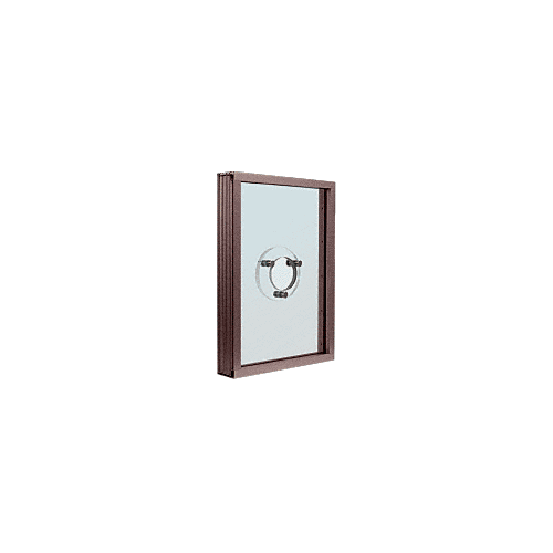 Duranodic Bronze Aluminum Standard Inset Frame Exterior Glazed Vision Window