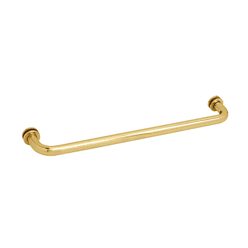 Polished Brass 26" BM Series Tubular Single-Sided Towel Bar