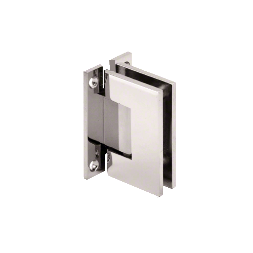 CRL V1EH037PN Polished Nickel Vienna 037 Series with "H" Wall Plate Hinge
