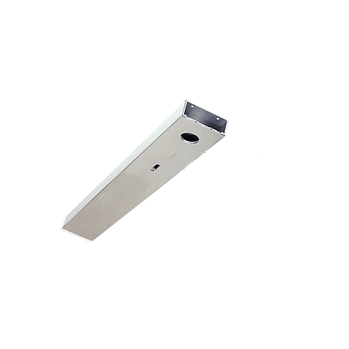 Brushed Stainless Custom Length 4-1/2" Single Door Header