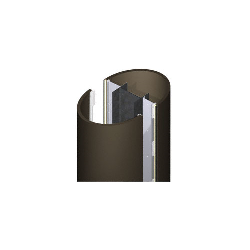 Custom Oil Rubbed Bronze Deluxe Series Elliptical Column Covers Four Panels Opposing