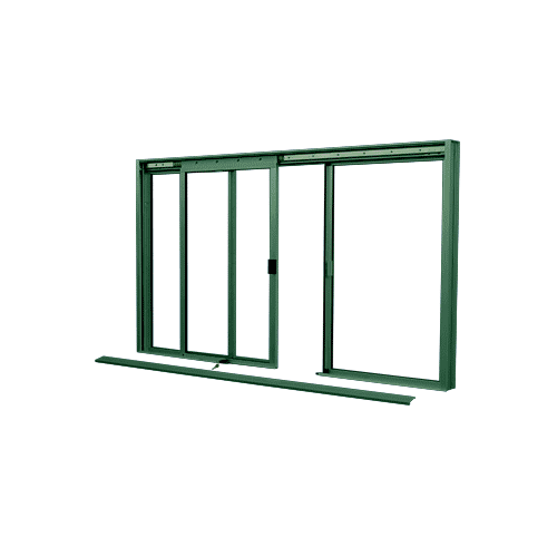 Custom KYNAR Paint DW Series Manual Deluxe Sliding Service Window OXO without Screen