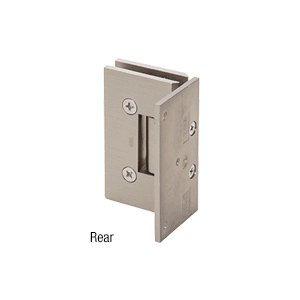 C.R LAURENCE V1E044CH CRL Polished Chrome Vienna 044 Series Wall Mount Offset Back Plate Hinge
