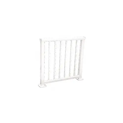 Sky White 200 Series Aluminum Picket Railing System Large Showroom Display- No Base