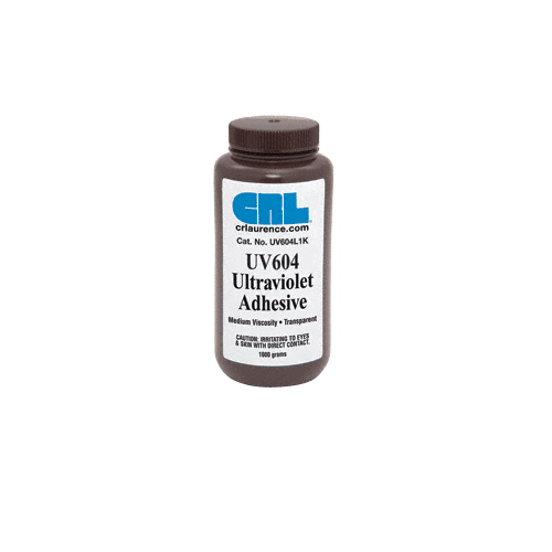 CRL UV604L1K UV604L Medium Viscosity UV/Visible Light Adhesive - 1000g
