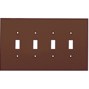 Bronze Quad Toggle Acrylic Mirror Plate