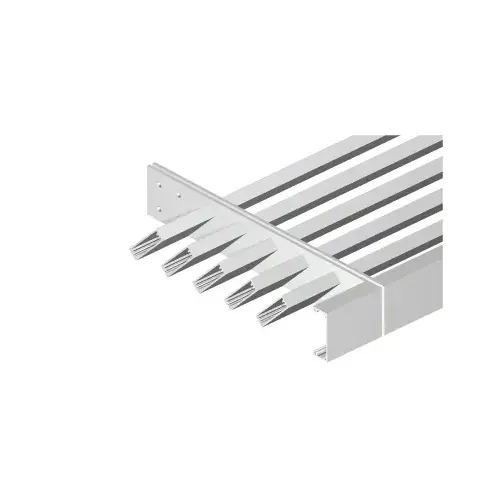 Clear Anodized 1" x 3" 'C' Channel Fascia - 146"