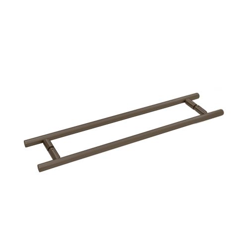 CRL LTB18X180RB Oil Rubbed Bronze 18" Back-to-Back Ladder Style Towel Bar