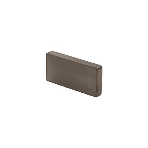 Dark Bronze Anodized Decorative Flat End Caps for 339 Series Aluminum Cap Railings