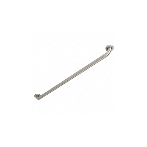1-1/2" Diameter Brushed Stainless Steel Grab Bars - 42" Length