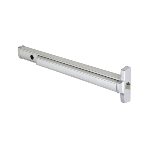 3' Model 2095 Cylinder Dogging Grade 1 Rim Latch Panic Exit Device Right Hand Reverse Bevel 'C' Strike Fits 32" to 36" Wide Door Satin Aluminum Finish