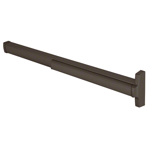 48" Dark Bronze Model 2085 Concealed Vertical Rod Panic Exit Device Dual Point Latching with Top Latch and Bottom Hex Bolt Right Hand Reverse Bevel