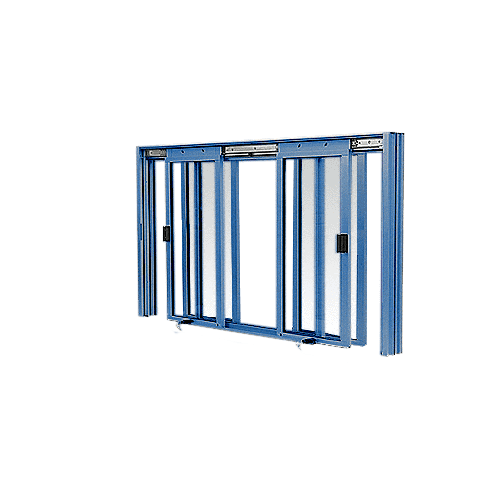 Custom Color Powder Painted DW Series Manual Deluxe Sliding Service Window XOX with Screen