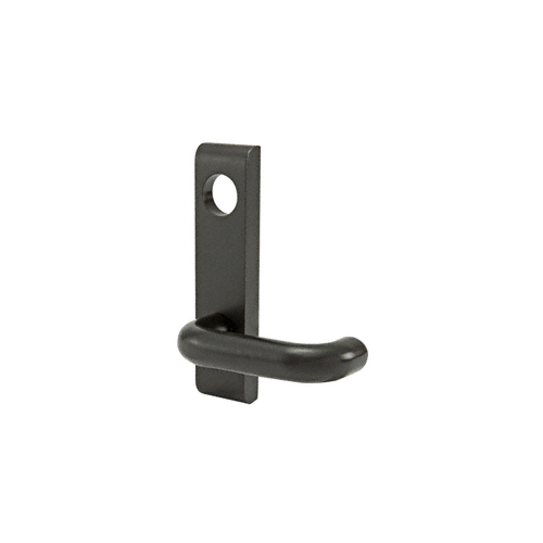 Electric Outside Lever Trim with Round Style Lever Dark Bronze Finish 24 Volt DC for Use with Jackson Rim Latch Panics Model 1295 and 2095