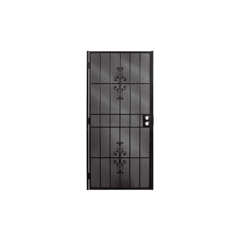 Belvedere Black 32" x 80" Security Door