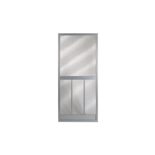 Columbia Bravo Gray 36" x 80" Steel Hinged Screen Door