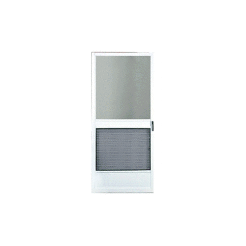 Steelbreeze White 36" x 80" Steel Hinged Screen Door