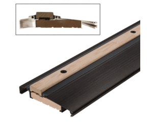 Aluminum 73/" Outswing Adjustable Oak Top Threshold